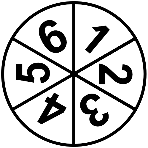 掃除当番表（掃除分担表）の小さい円