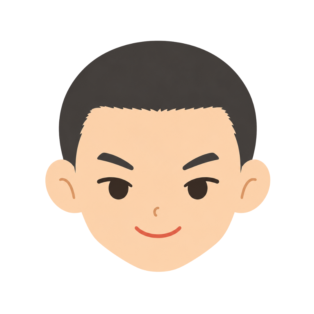 子どもGの顔イラスト