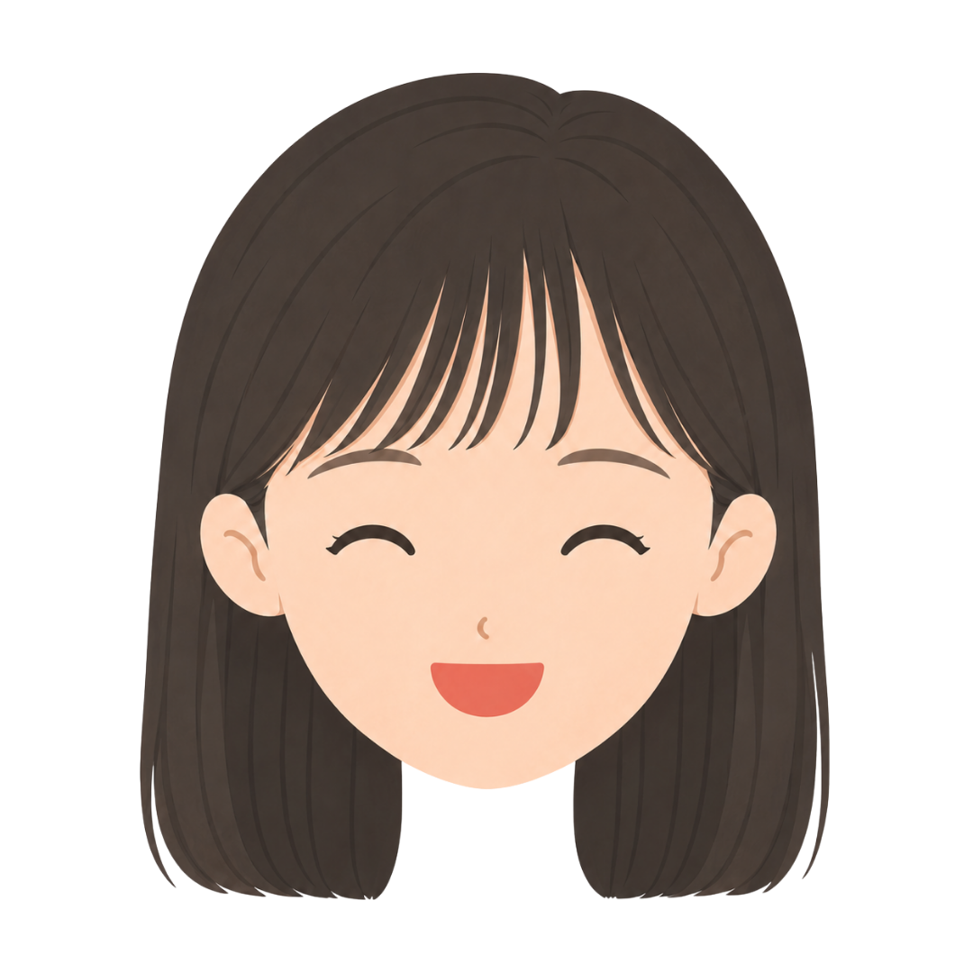 子どもJの顔（喜ぶ）イラスト