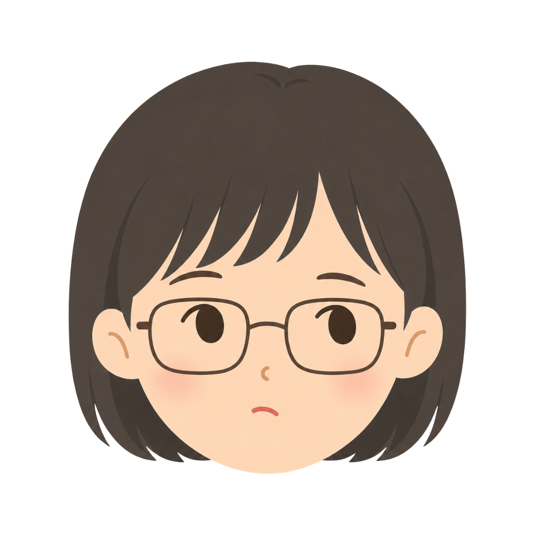 子どもNの顔（考える）イラスト