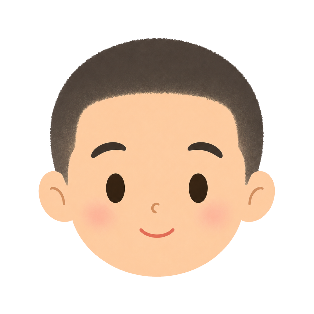 子どもOの顔イラスト