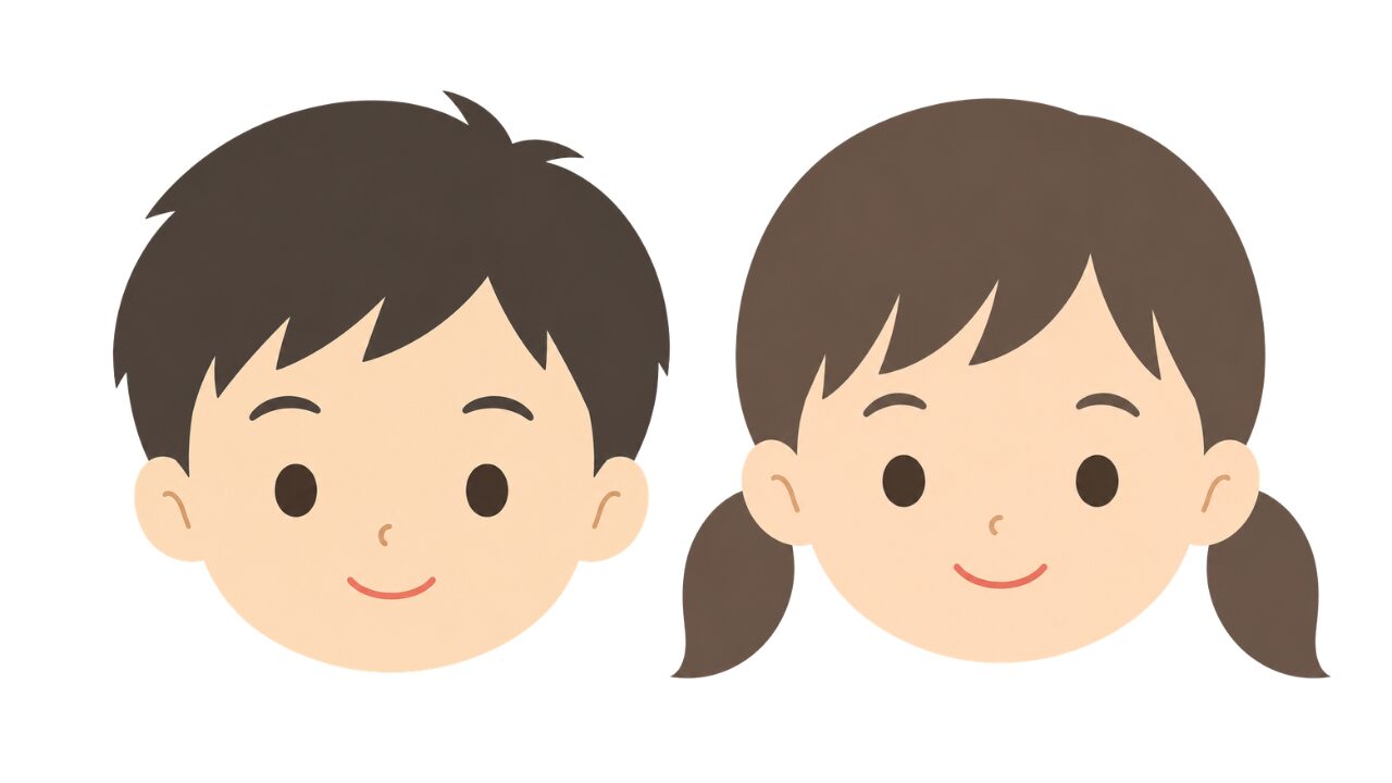 子どもの顔・表情のイラスト無料素材集！小学校のお便りや学級通信で使えるフリー画像
