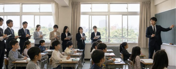 授業観察中の立ち位置の3つのポイント