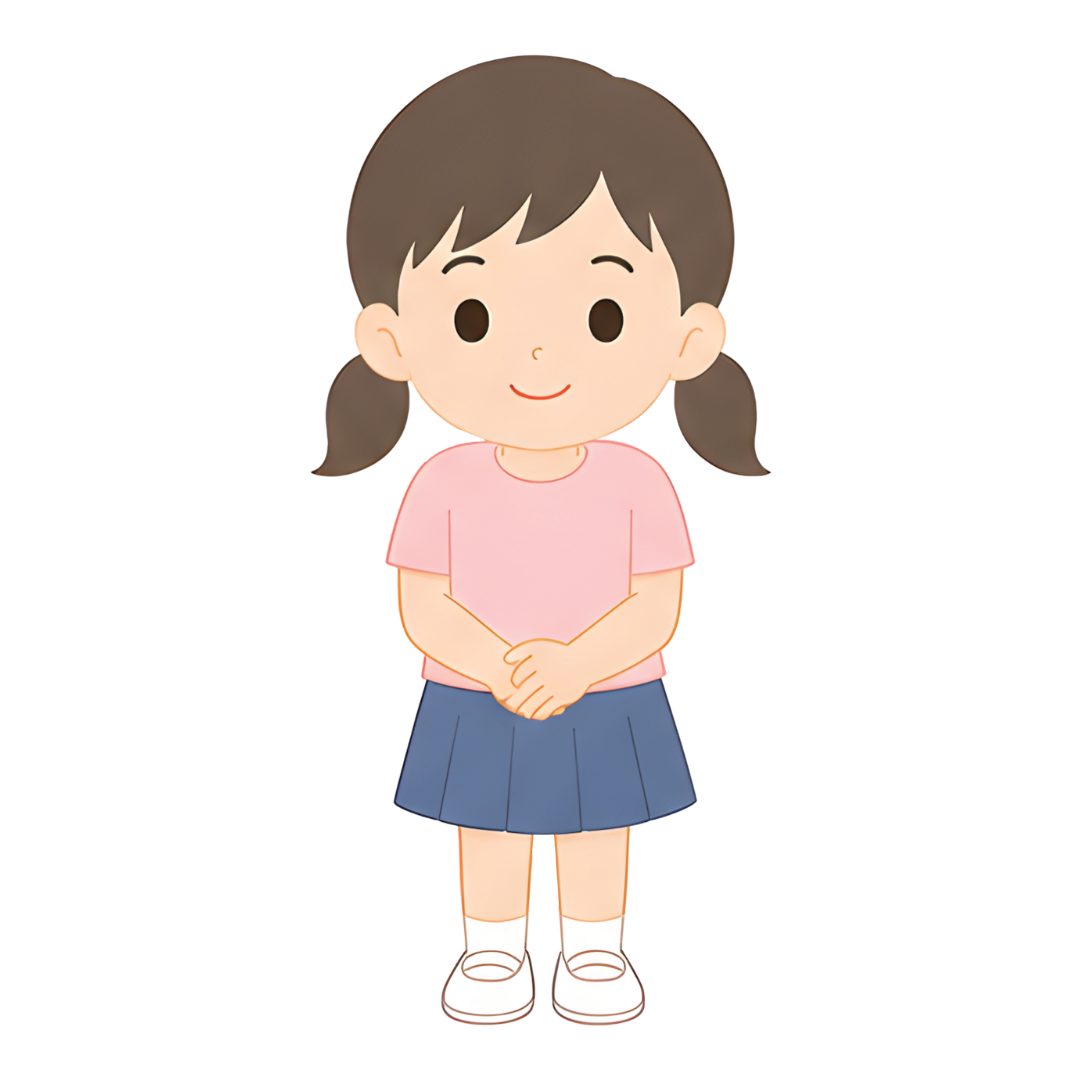 子どもBの全身イラスト
