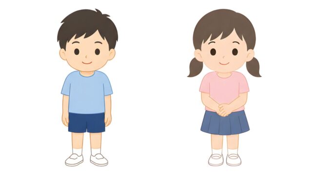 子どもの全身・動きのイラスト無料素材集！小学校のお便りや学級通信で使えるフリー画像