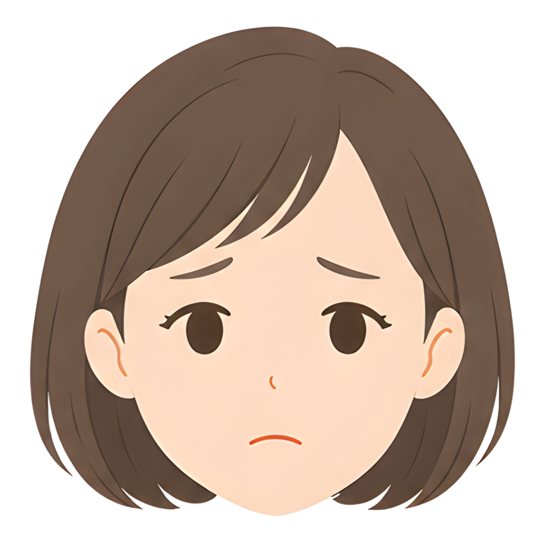先生Bの顔（寄り添う）イラスト