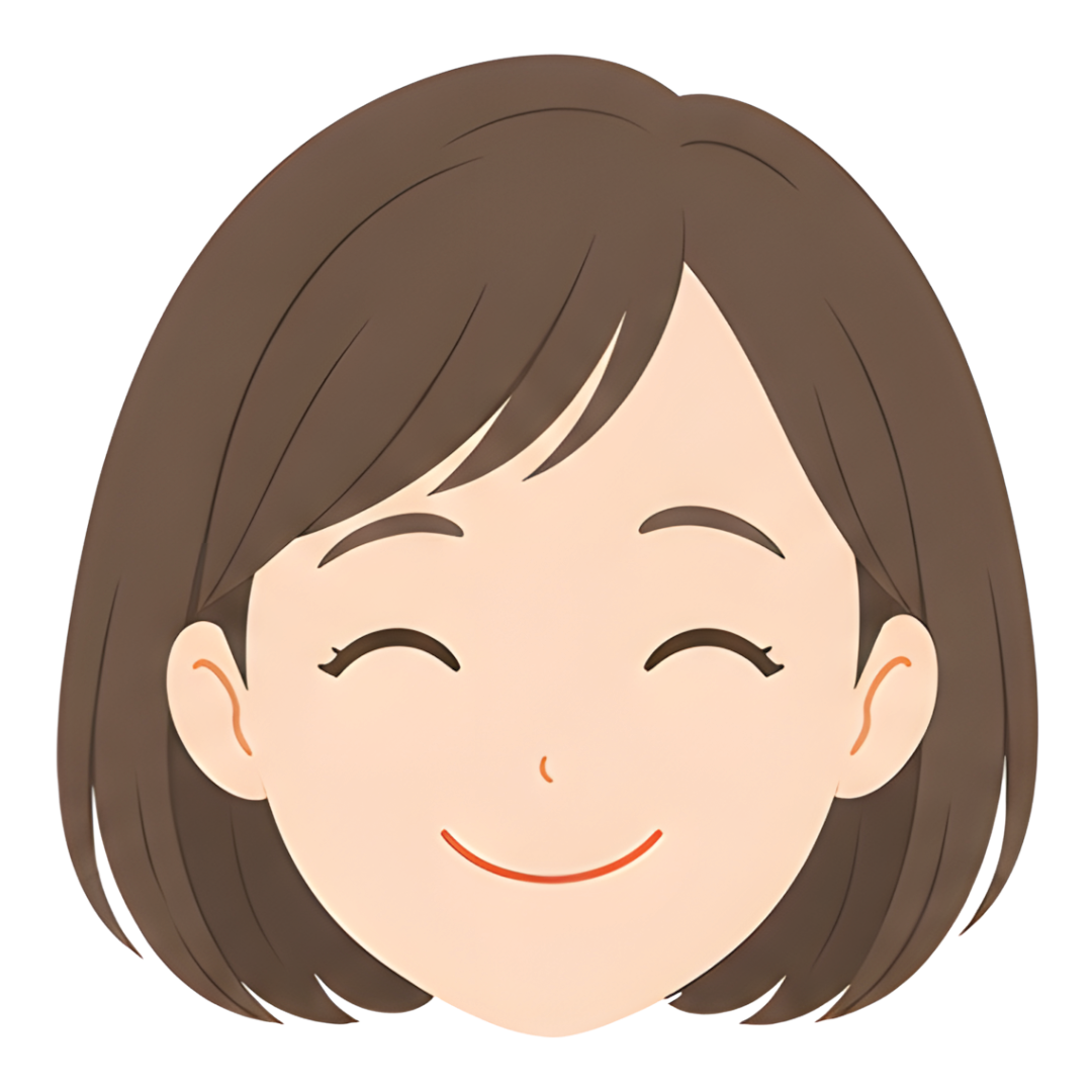 先生Bの顔（喜ぶ）イラスト