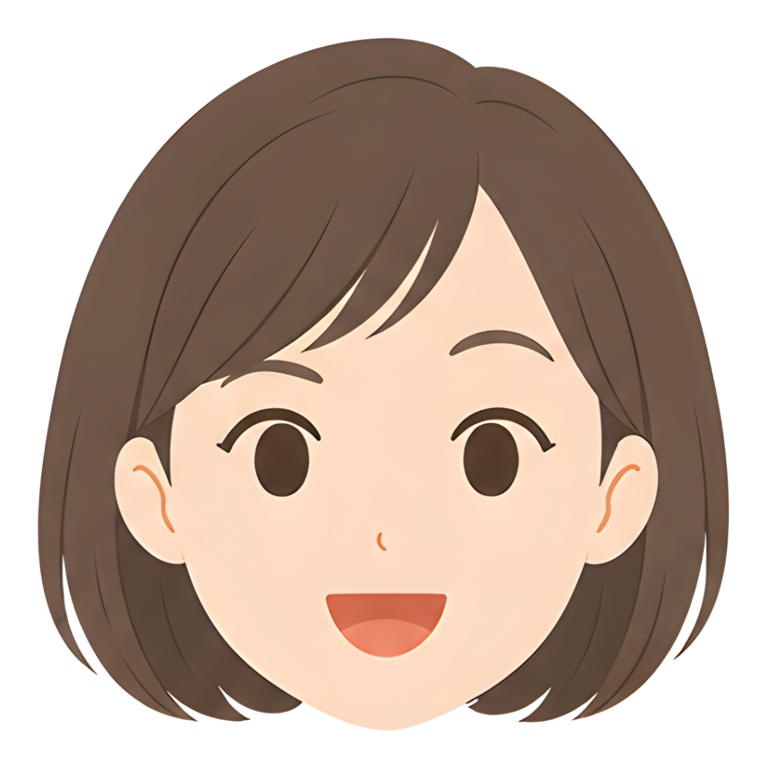 先生Bの顔（閃く）イラスト