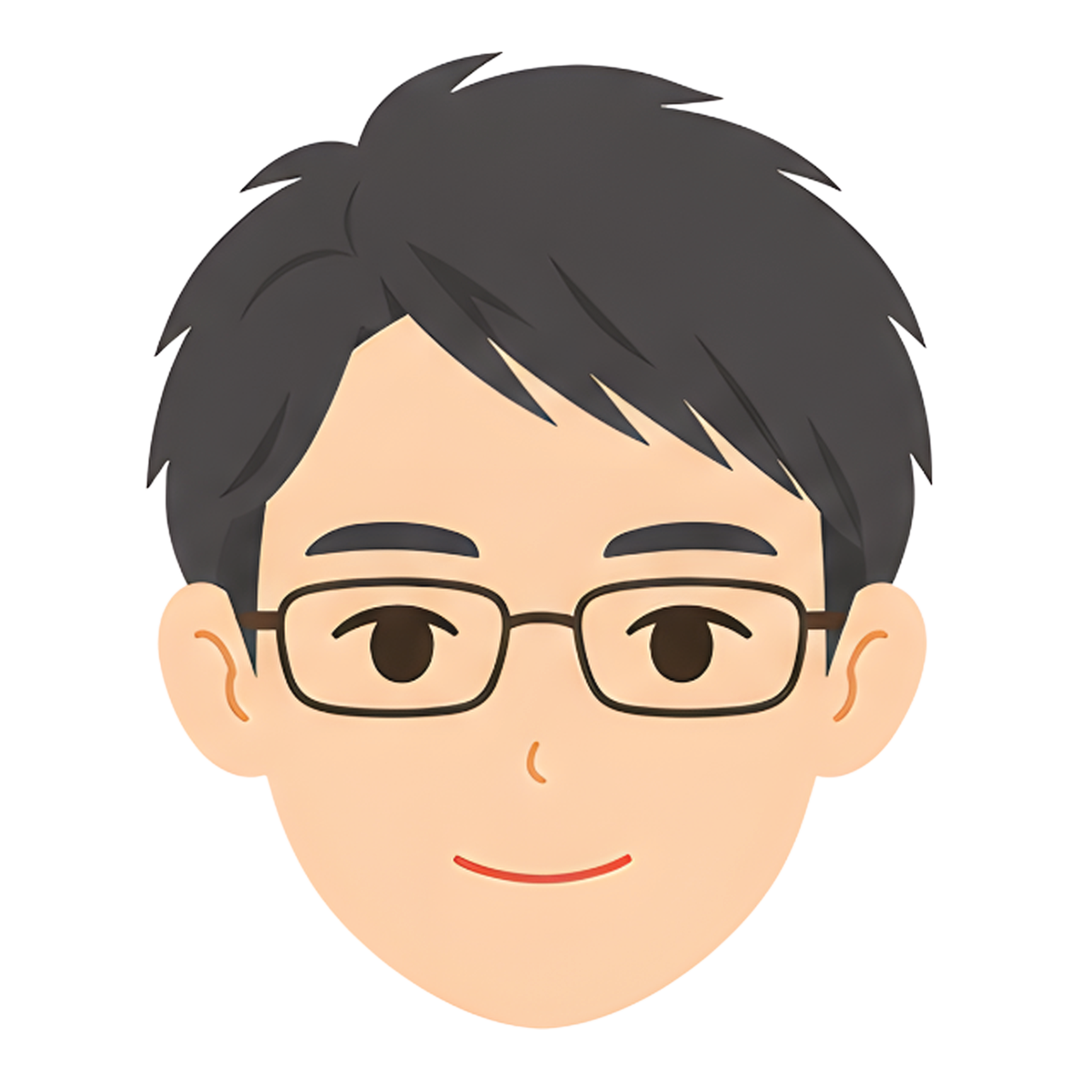 先生Cの顔イラスト