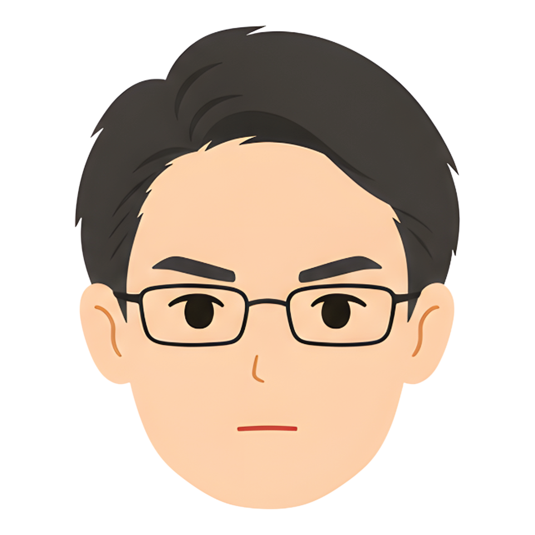 先生Gの顔（真剣になる）イラスト