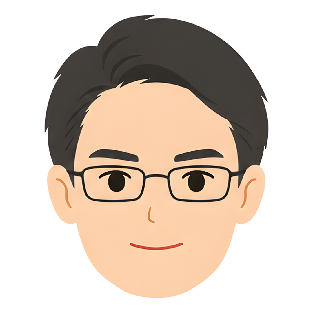 先生Gの顔（励ます）イラスト