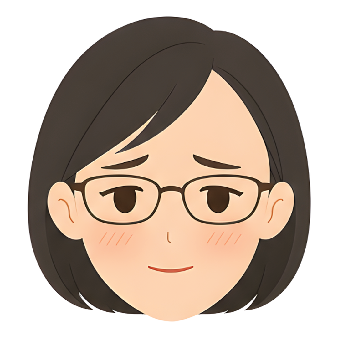 先生Hの顔（恥ずかしがる）イラスト