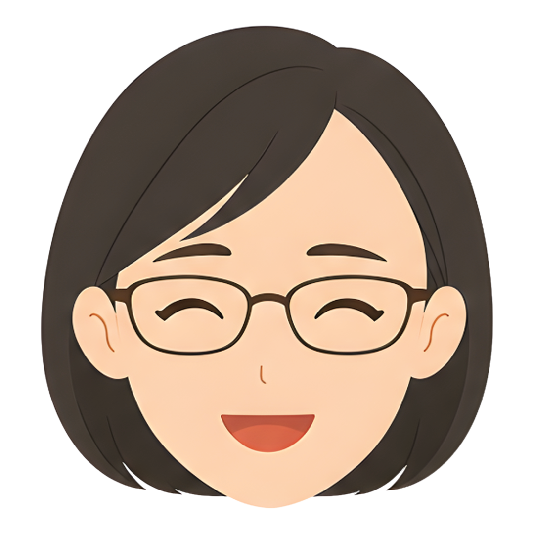 先生Hの顔（喜ぶ）イラスト