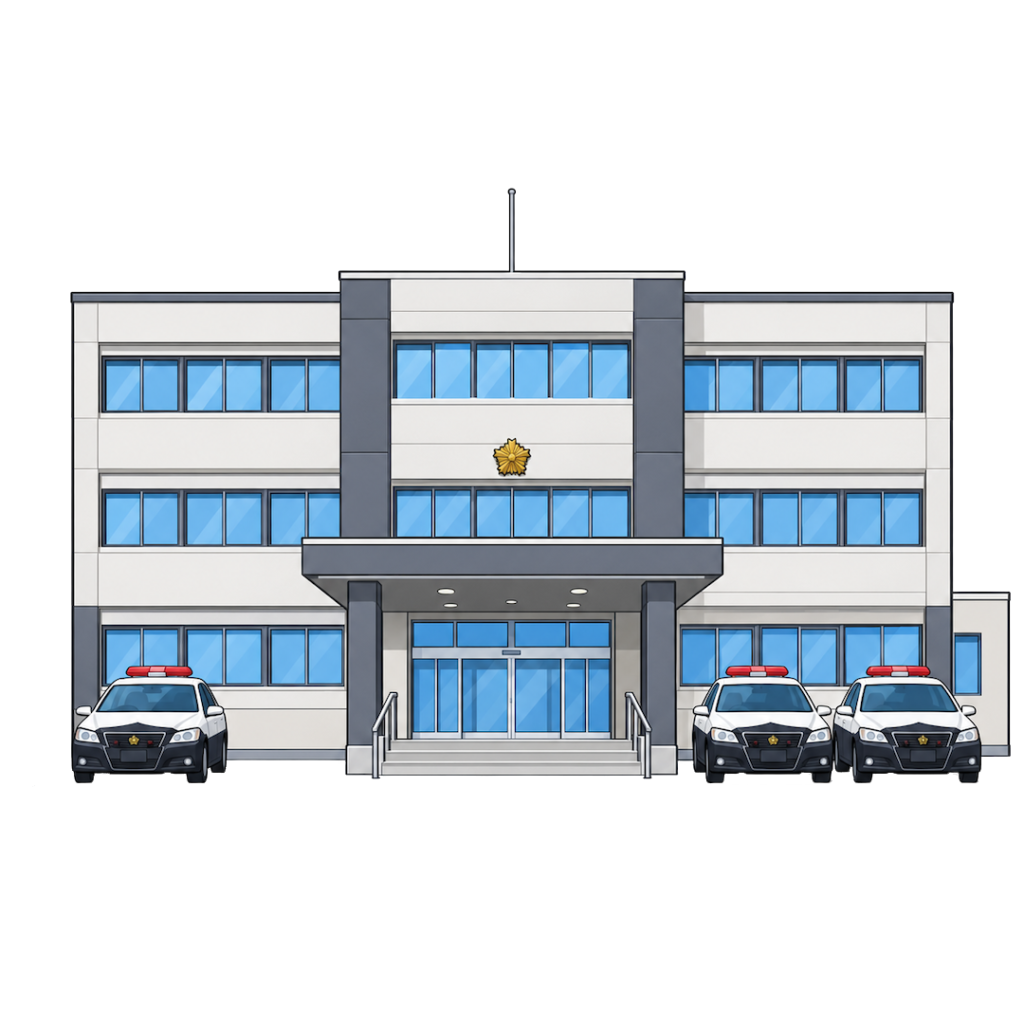 警察署イラスト