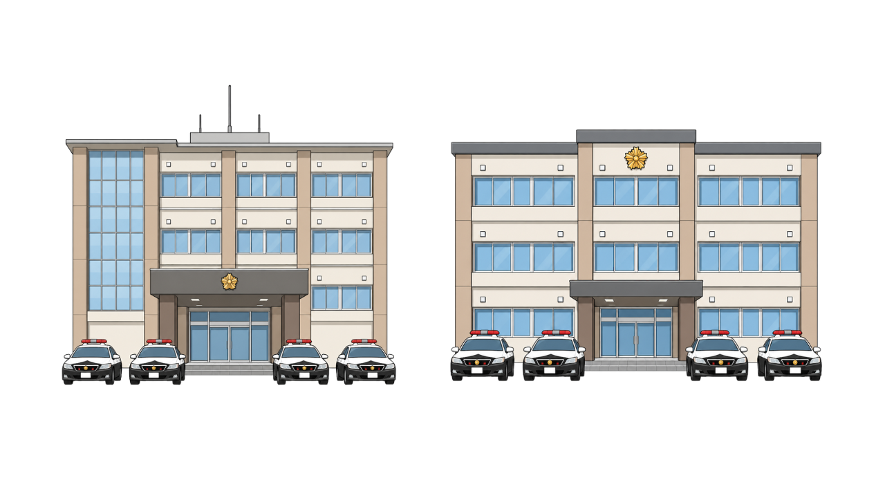 警察署のイラスト無料素材集！小学校のお便りや社会の授業で使えるフリー画像